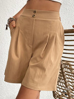 New Loose Pants Casual Ladies High Waist Wide Leg Shorts - D'Sare