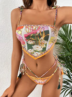 Women's Floral Print Bikini Two-Piece Set - D'Sare