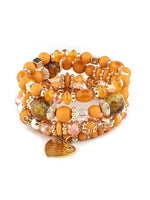 Bohemian Ethnic Multilayered Bracelet Crystal Beaded Women's Bracelet - D'Sare