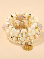 Bohemian Ethnic Multilayered Bracelet Crystal Beaded Women's Bracelet - D'Sare