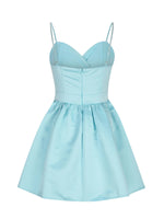 Pleated Suspender Party Dress