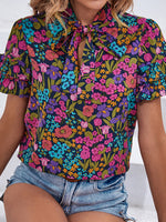 New women's clothing new printed ethnic style shirts
