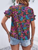 New women's clothing new printed ethnic style shirts