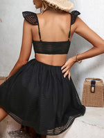 Women's Sexy Hollow Backless Suspender Dress - D'Sare