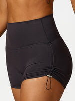 New Drawstring Yoga Wear Breathable Solid Color Shorts