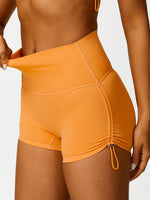 New Drawstring Yoga Wear Breathable Solid Color Shorts