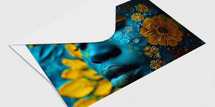 Blue Sunflower Postcard
