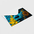 Blue Sunflower Postcard