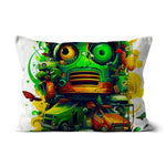 Graffiti Odyssey Surreal Urban Jungle Car Junk Yard Cushion - D'Sare