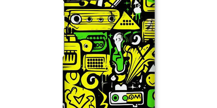 Graffiti Green and Yellow Abstract: A Dive into Vibrant Urban Art Snap Phone Case by Prodigi