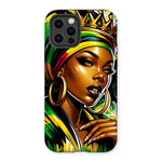 Gift For Her Rasta Queen Street Black Women Gift Tough Phone Case - D'Sare