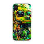 Mechanical Muse: Vibrant Graffiti Odyssey in Surreal Auto Wonderland Tough Phone Case - D'Sare