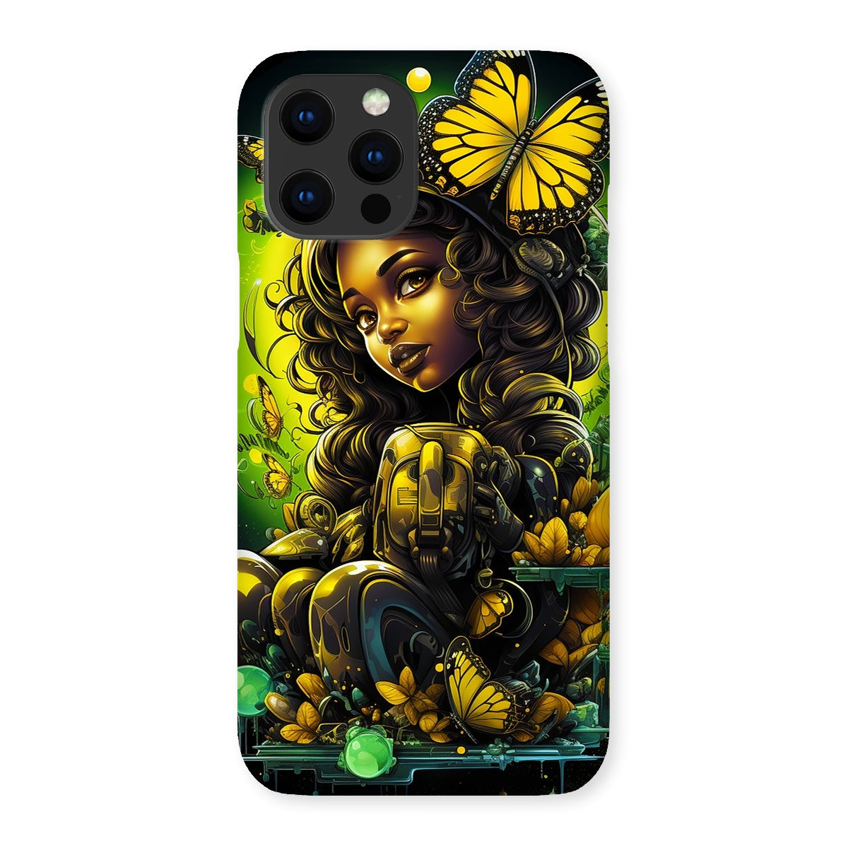 Urban Jungle Metamorphosis Muse Luminous Butterfly Queen Snap Phone Case