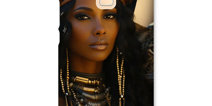 Blue Empress and The Majestic Leopard Snap Phone Case by Prodigi