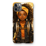 Autum Days Cute Black Girl MelanatedMe Snap Phone Case - D'Sare 