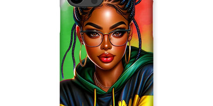 Irie Island Girl Snap Phone Case by Prodigi