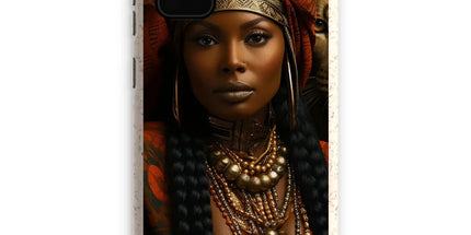 Empress Ebony Leopard Luxe MelanatedME Eco Phone Case by Prodigi