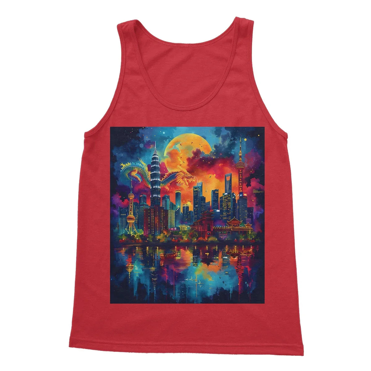 2024 Year Of The Dragon Celebration Softstyle Tank Top - D'Sare