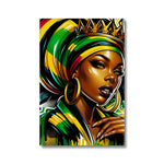 Gift For Her Rasta Queen Street Black Women Gift Eco Canvas - D'Sare