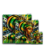 Gift For Her Rasta Queen Street Black Women Gift Eco Canvas - D'Sare