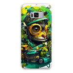 Nature's Resilience: Surreal Auto-Forest Artwork - Whimsical Raccoon and Greenery Infused Car  Snap Phone Case - D'Sare