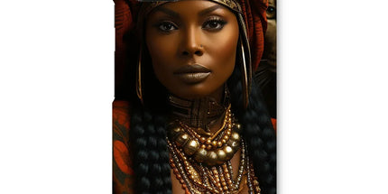 Empress Ebony Leopard Luxe MelanatedME Snap Phone Case by Prodigi