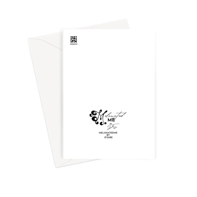 Black Santa Claus, Rasta Ethnic  Greeting Card - D'Sare