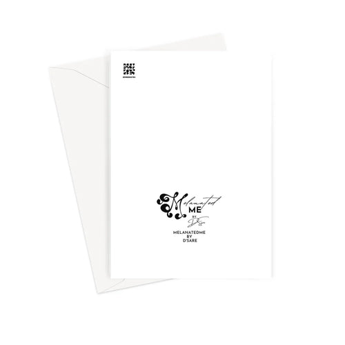Black Santa Claus, Rasta Ethnic Greeting Card by D'Sare
