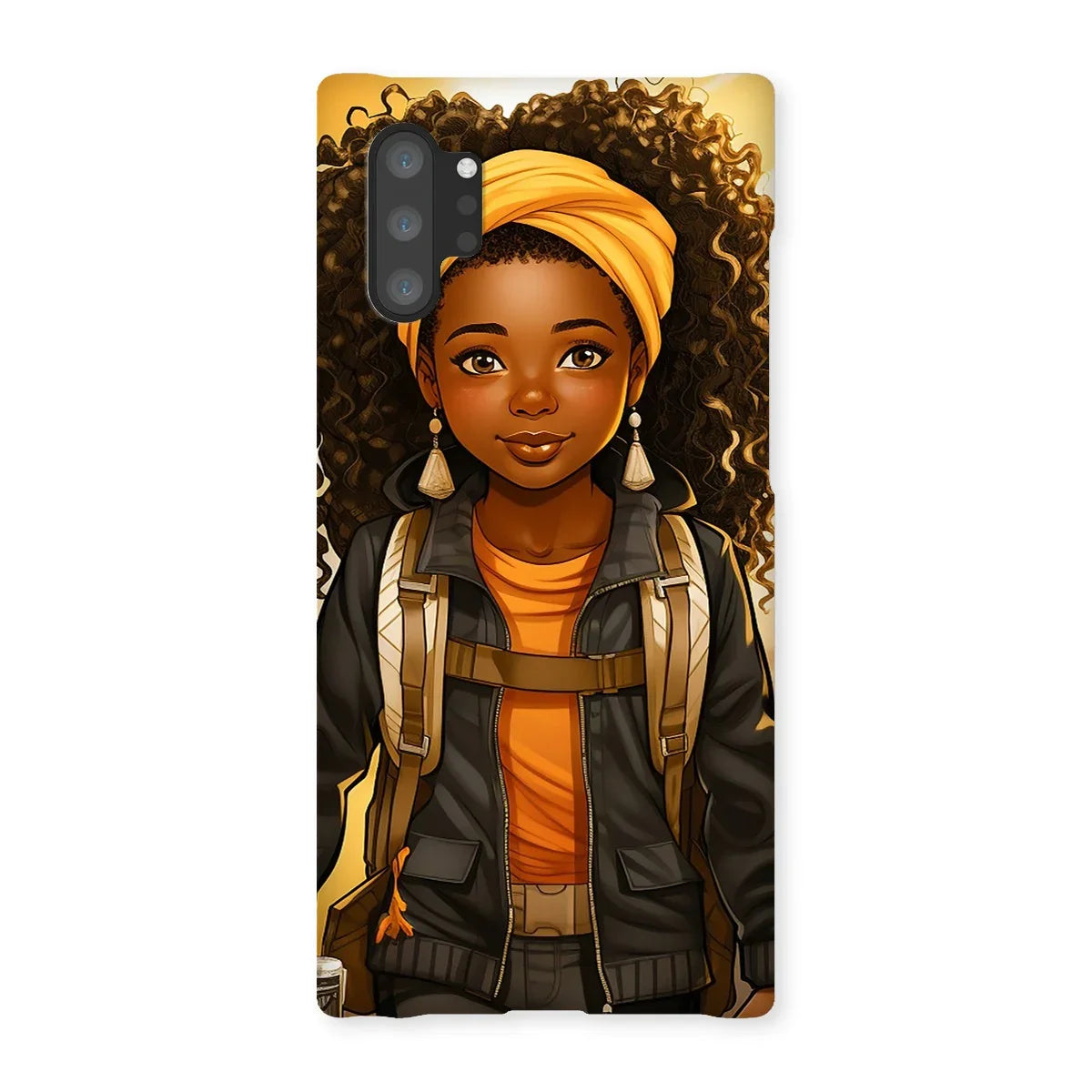 Autum Days Cute Black Girl MelanatedMe Snap Phone Case - D'Sare