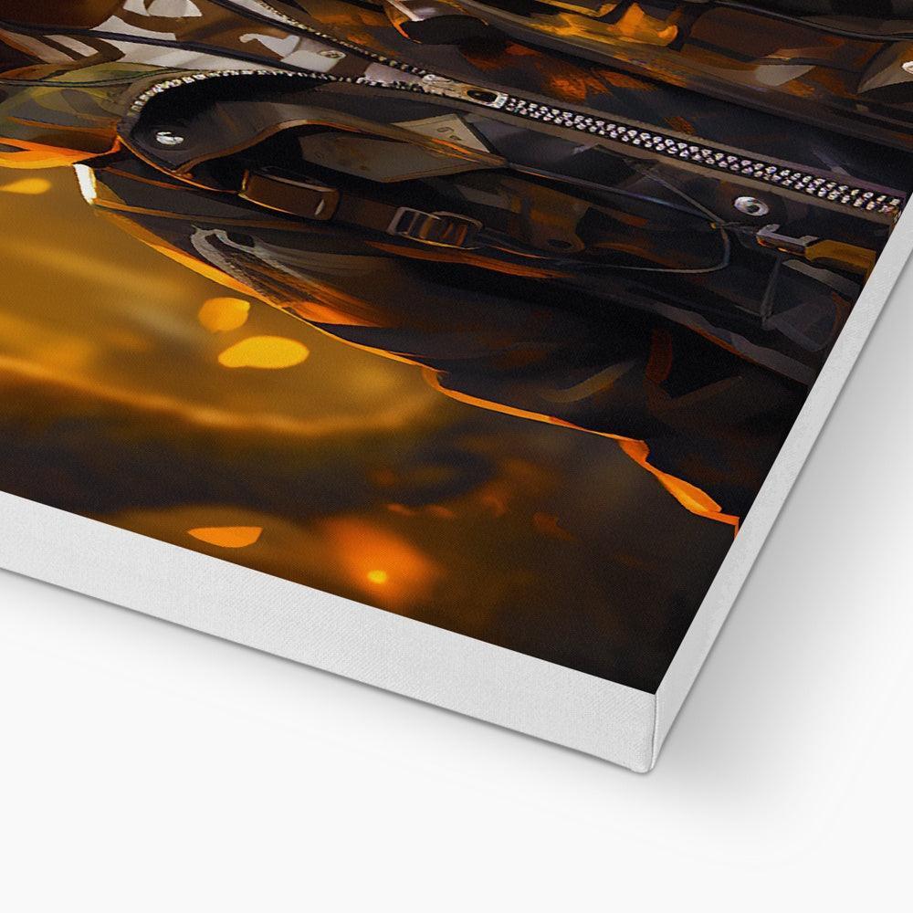 Little Boy Dino Dream Earphone: MelanatedMe Adventures by D'Sare Eco Canvas - D'Sare 