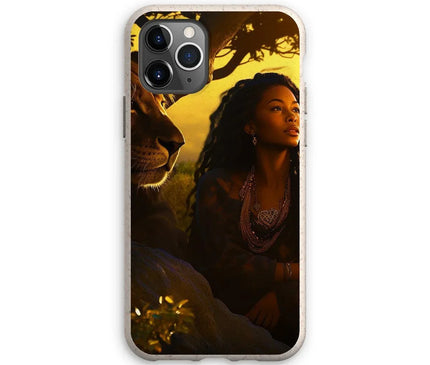 Empress Divine: The Black Feminine & Lion of Judah Legacy Eco Phone Case - D'Sare 