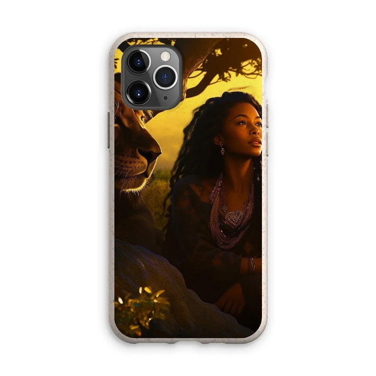 Empress Divine: The Black Feminine & Lion of Judah Legacy Eco Phone Case - D'Sare 