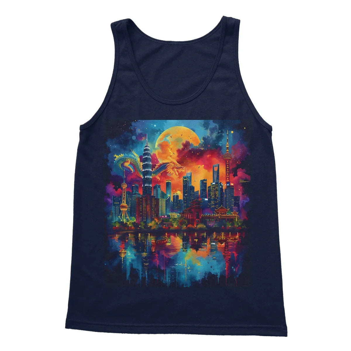 2024 Year Of The Dragon Celebration Softstyle Tank Top - D'Sare