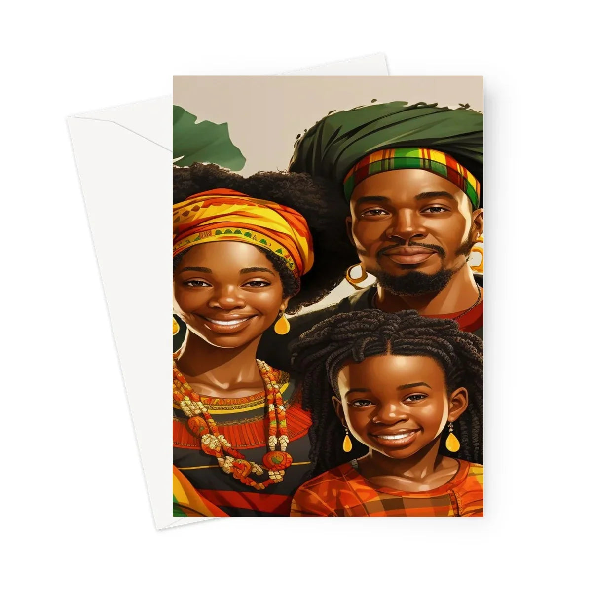 Happy MelanatedME Holidays Greeting Card - D'Sare