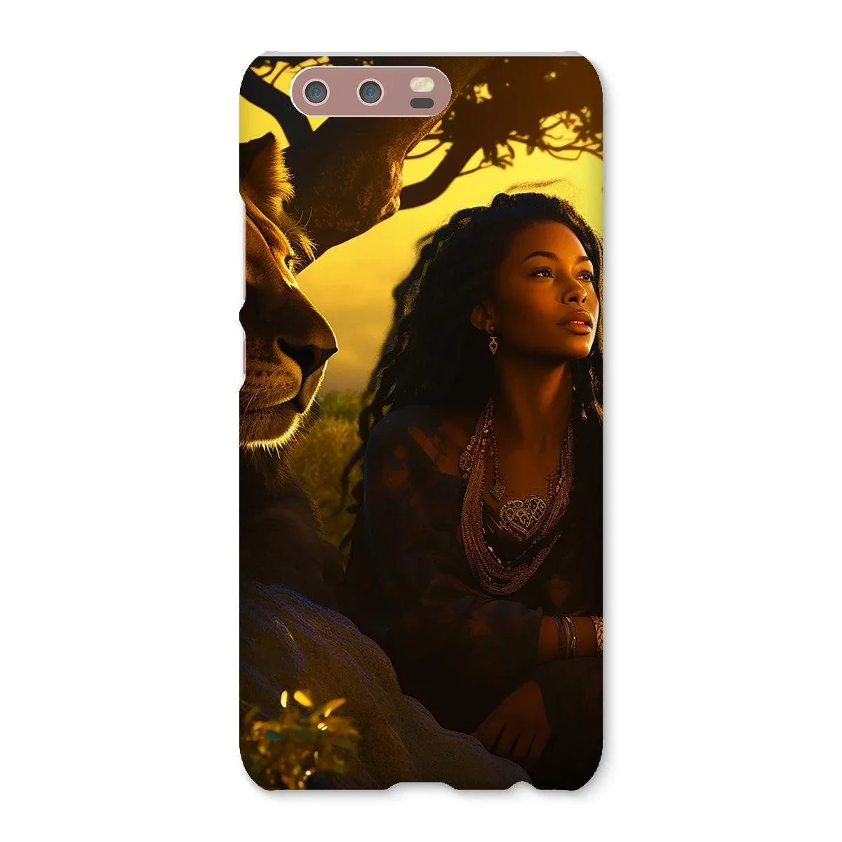 Empress Divine: The Black Feminine & Lion of Judah Legacy Snap Phone Case - D'Sare 