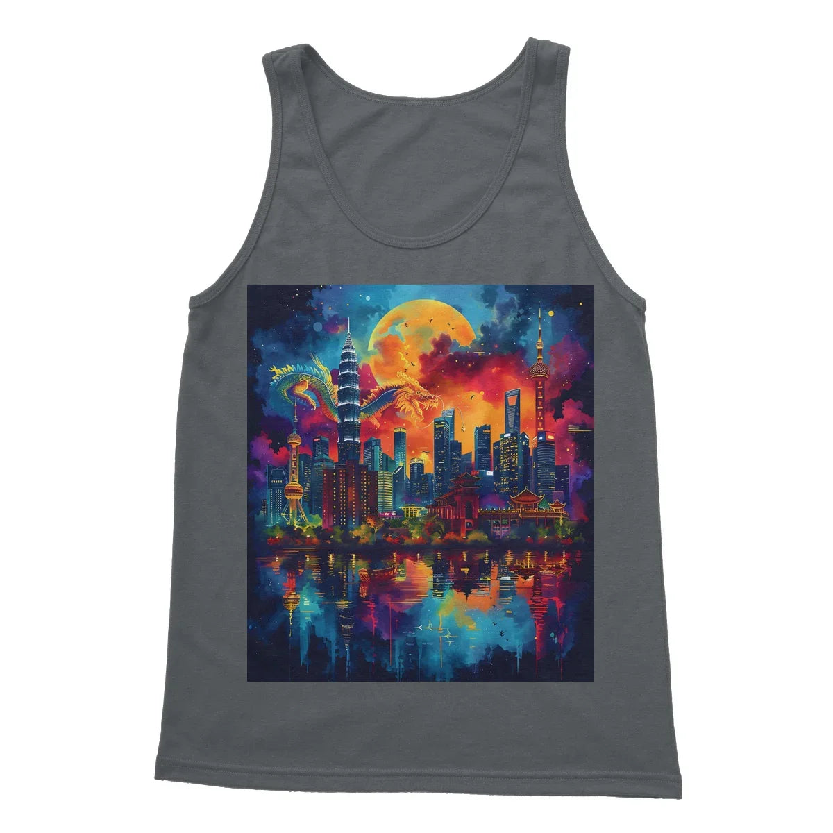 2024 Year Of The Dragon Celebration Softstyle Tank Top - D'Sare