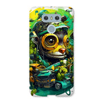 Nature's Resilience: Surreal Auto-Forest Artwork - Whimsical Raccoon and Greenery Infused Car  Snap Phone Case - D'Sare