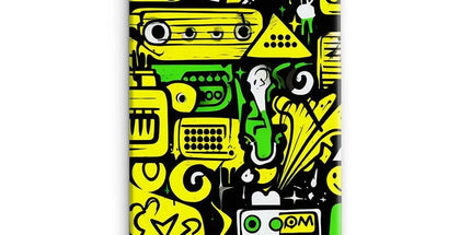 Graffiti Green and Yellow Abstract: A Dive into Vibrant Urban Art Snap Phone Case by Prodigi
