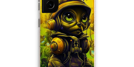 Lunar Explorer Pup | Intergalactic Canine Adventurer - Cosmic Voyage Sci-Fi Enthusiasts Eco Phone Case by D'Sare