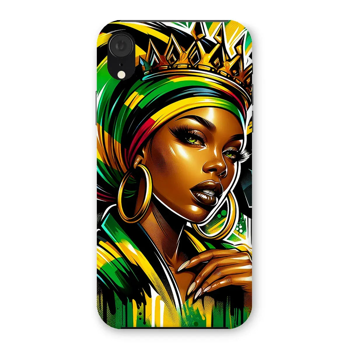Gift For Her Rasta Queen Street Black Women Gift Snap Phone Case - D'Sare
