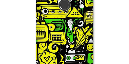 Graffiti Green and Yellow Abstract: A Dive into Vibrant Urban Art Snap Phone Case by Prodigi