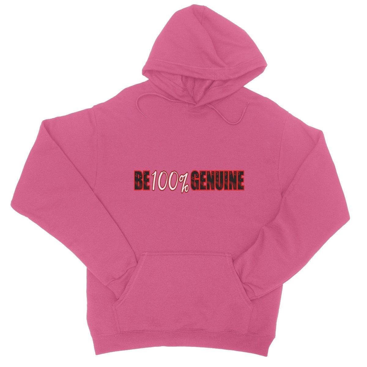Be 100% Genuine College Hoodie - D'Sare 