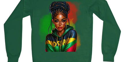 Irie Island Girl Crew Neck Sweatshirt by Prodigi