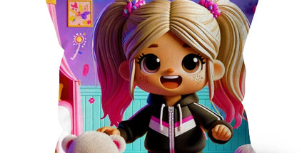 Happy Birthday Pink Grafitti Card Cushion - D'Sare