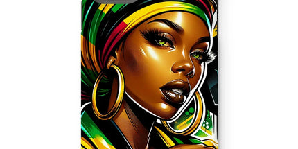 Gift For Her Rasta Queen Street Black Women Gift Tough Phone Case - D'Sare