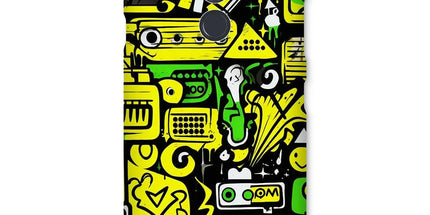 Graffiti Green and Yellow Abstract: A Dive into Vibrant Urban Art Snap Phone Case by Prodigi
