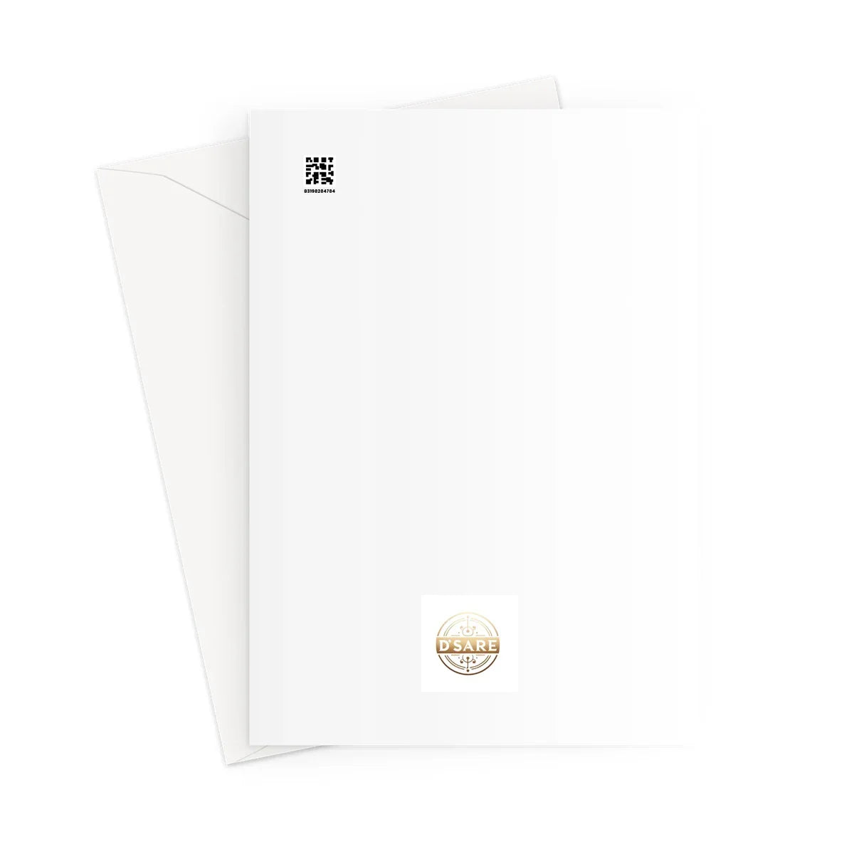 Urban Girl Neon Butterfly Headphone Pop Greeting Card - D'Sare