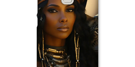 Blue Empress and The Majestic Leopard Snap Phone Case by Prodigi