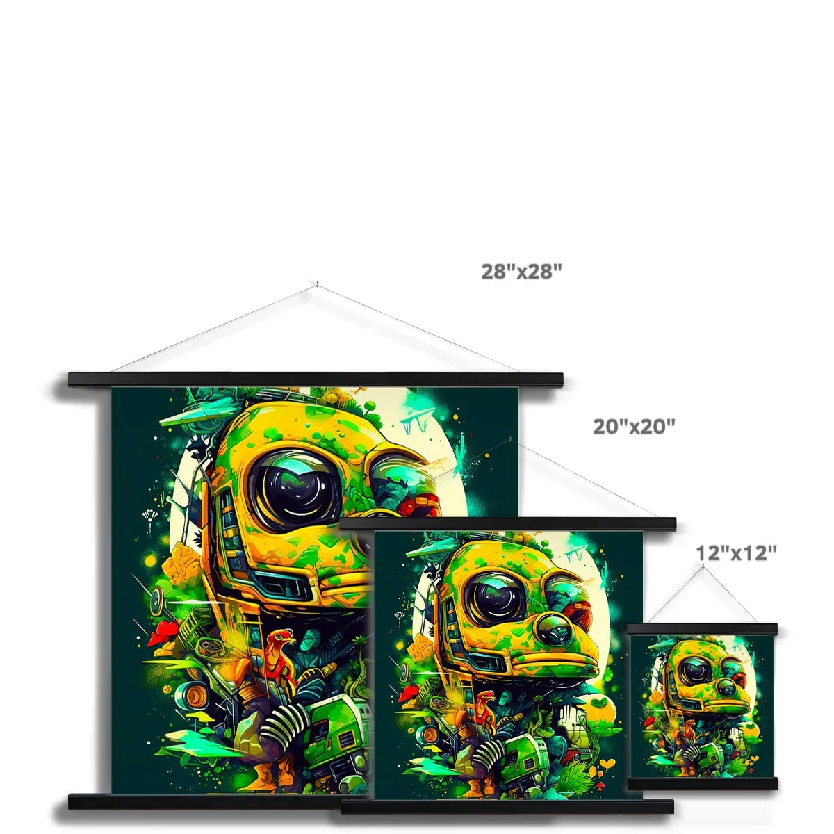 Graffiti Odyssey Wonderland Framed Wall Print with Hanger by Prodigi