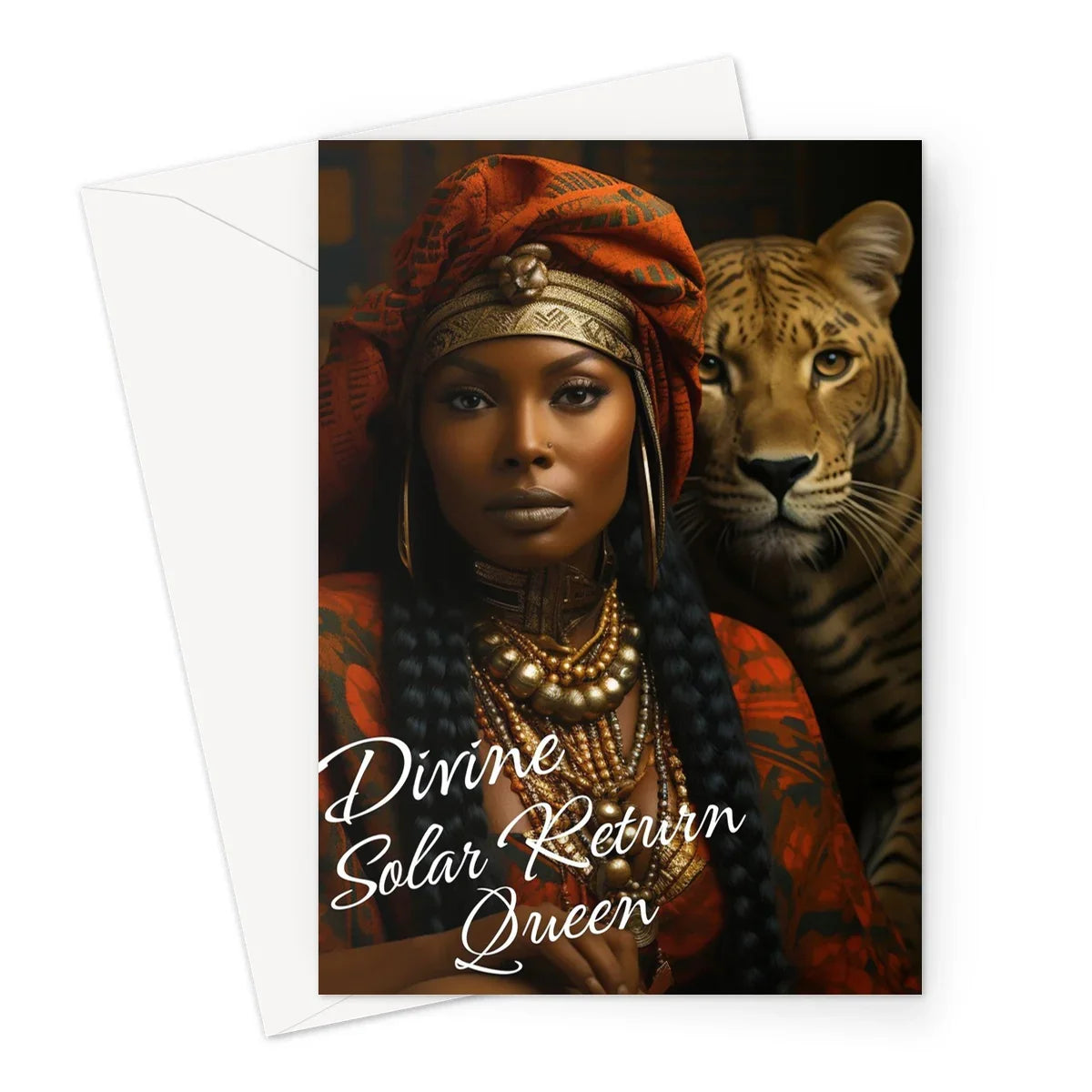 Divine Solar Return Greeting Card by D'Sare